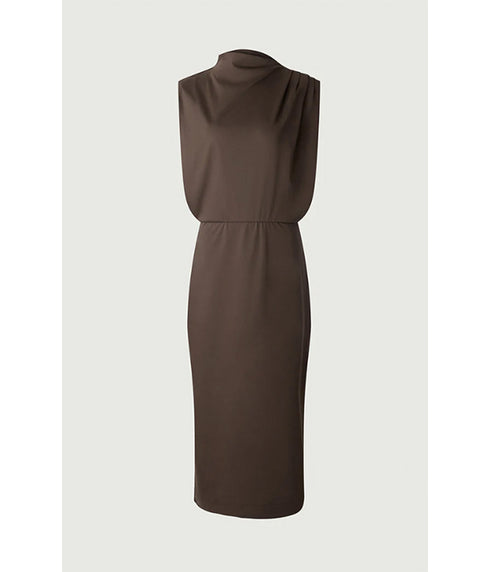 Gemma Dress - Brown/Taupe